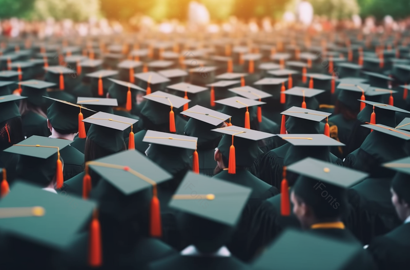 毕业典礼大学生戴着礼服庆祝学位完成摄影图,高清,摄影图,摄影图片,图片大全,摄影图免费下载